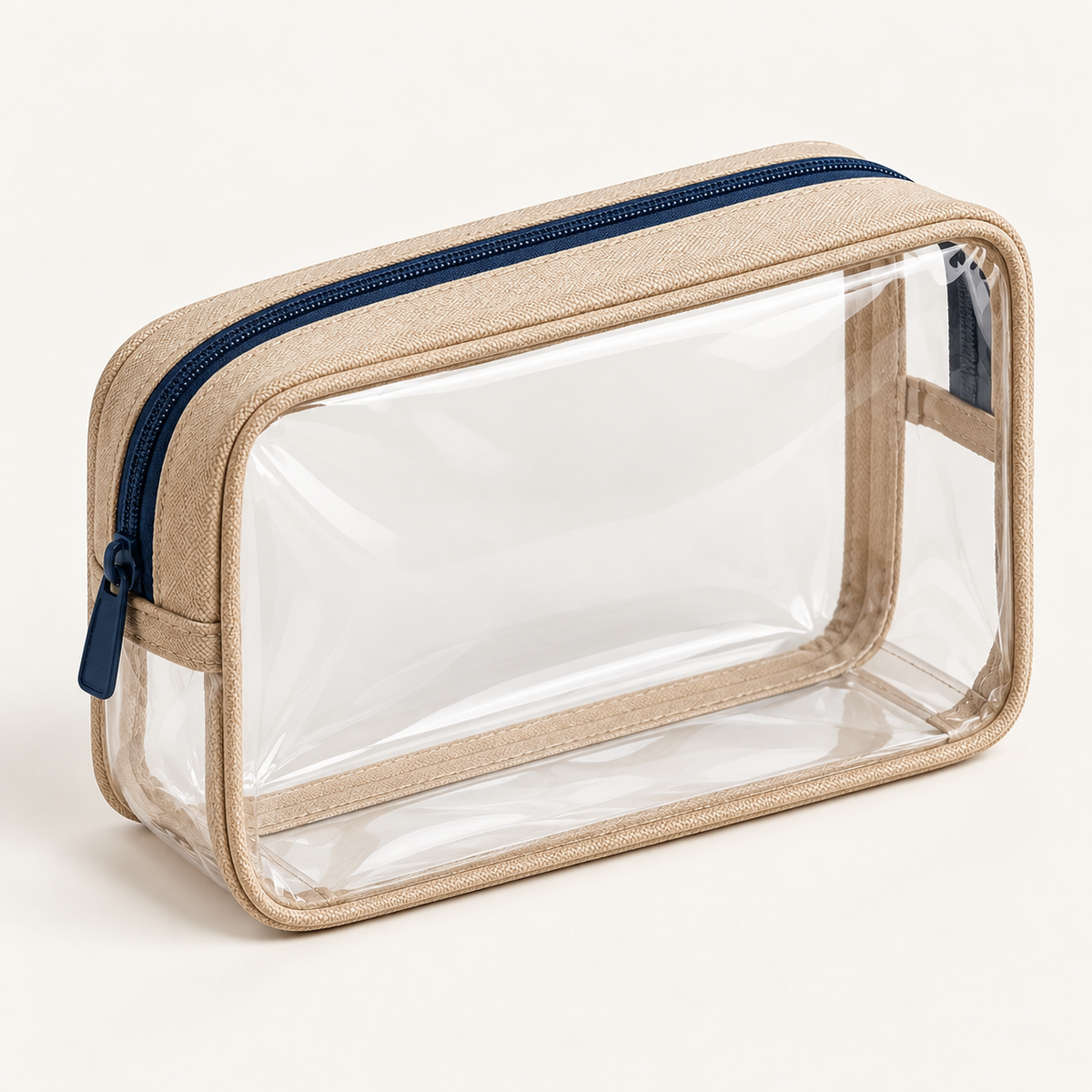 Clear Travel Toiletry Pouch — overview view
