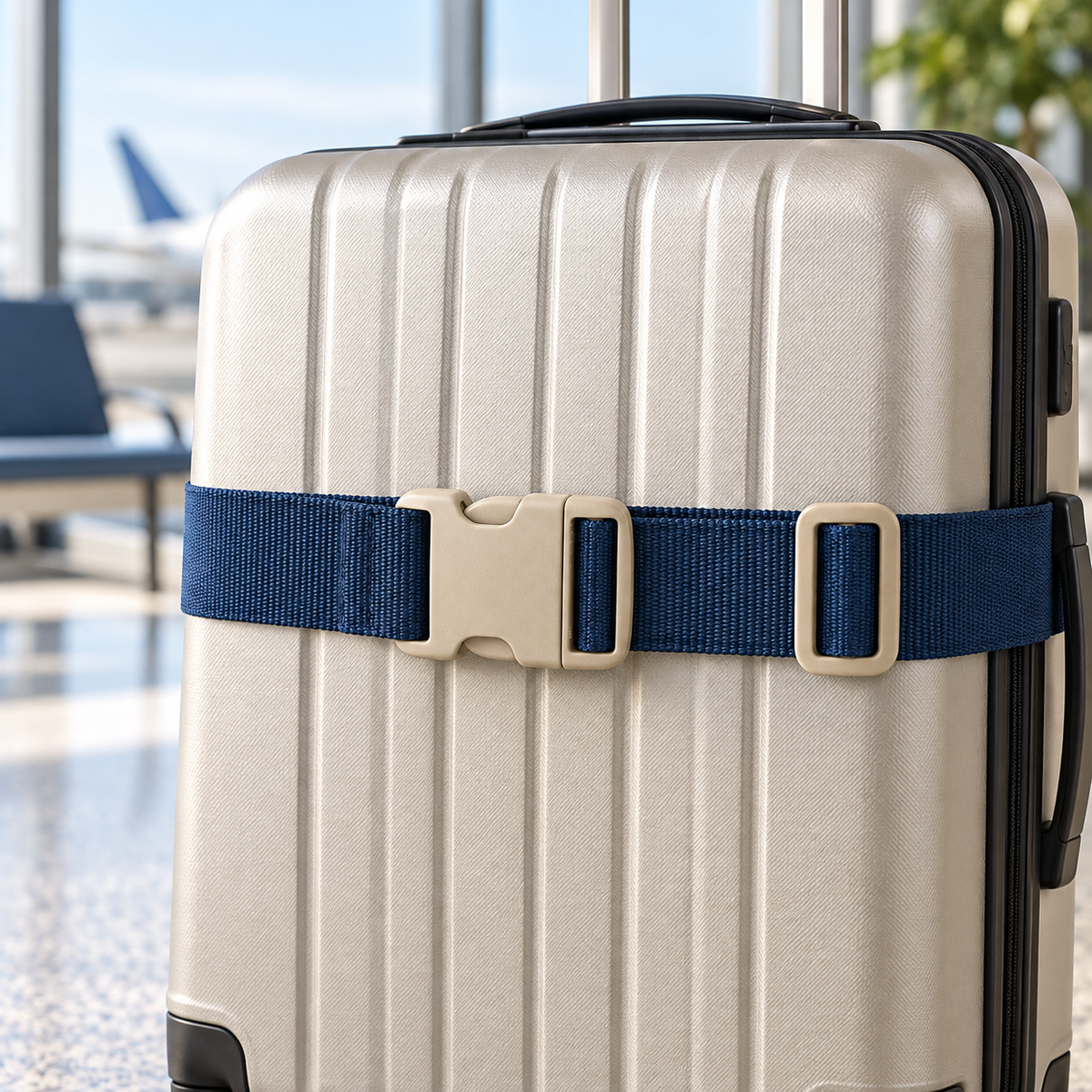 Adjustable Luggage Strap — lifestyle view