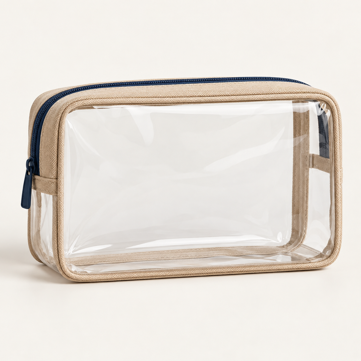 Clear Travel Toiletry Pouch — hero view