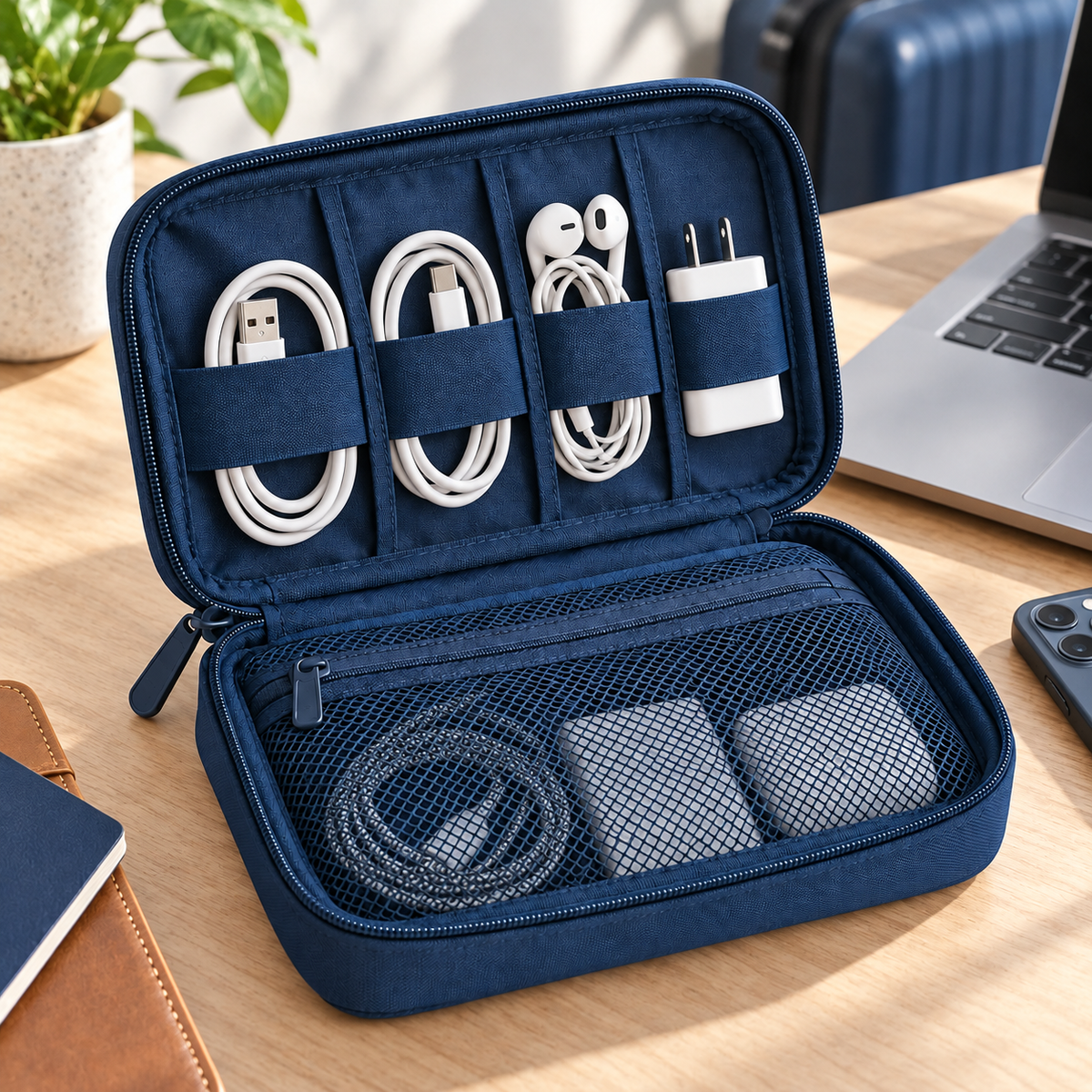 Travel Cable Organizer Pouch