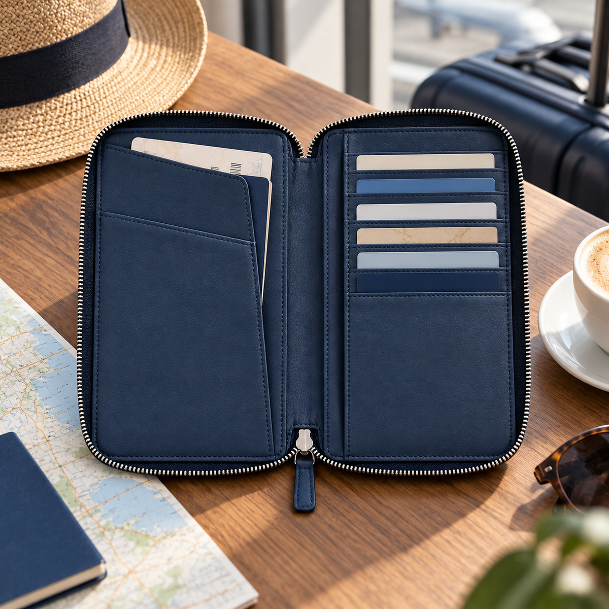 Travel Document Organizer — lifestyle view